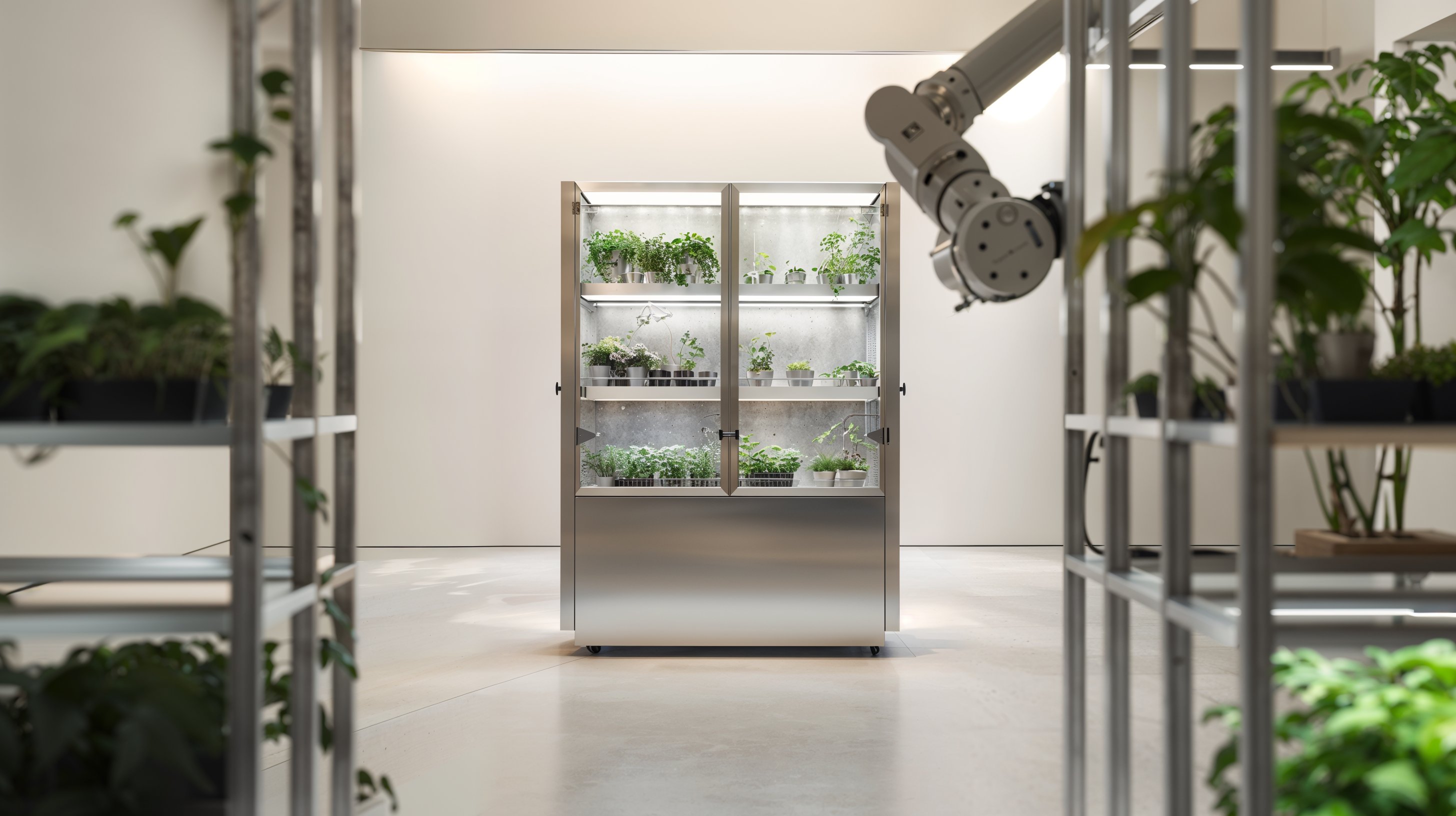 Image of Meso R&D studies, building the arguably the most advanced grow environmants in the world.